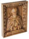 икона Святого Сергия Радонежского из массива бука
