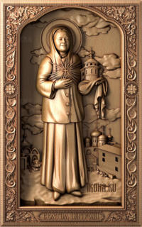 Икона Св. Матроны Московской, 300-187-40 мм