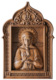 Икона Святой Матроны с эффектом патины
