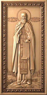 ростовая икона Святого Сергия Радонежского