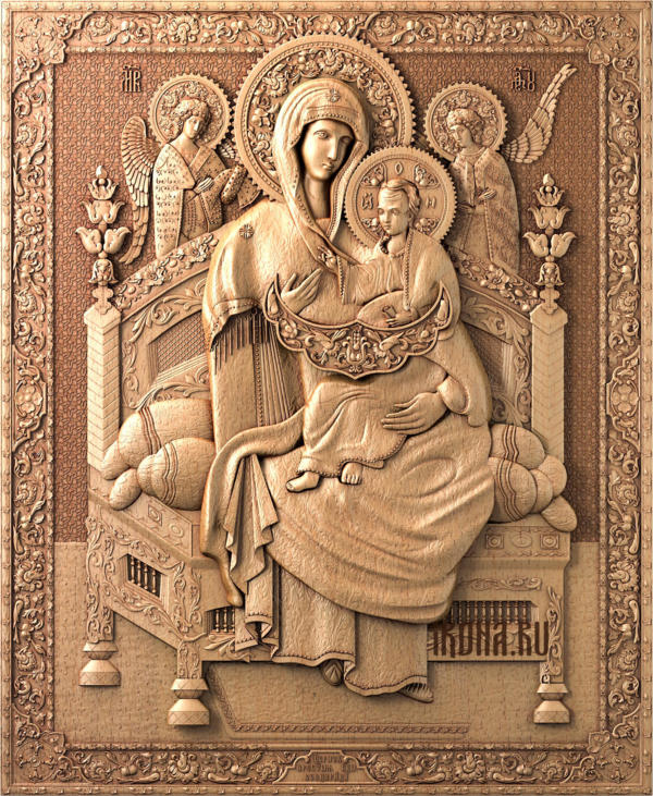 икона Божия матерь Всецарица (300-246-40мм)