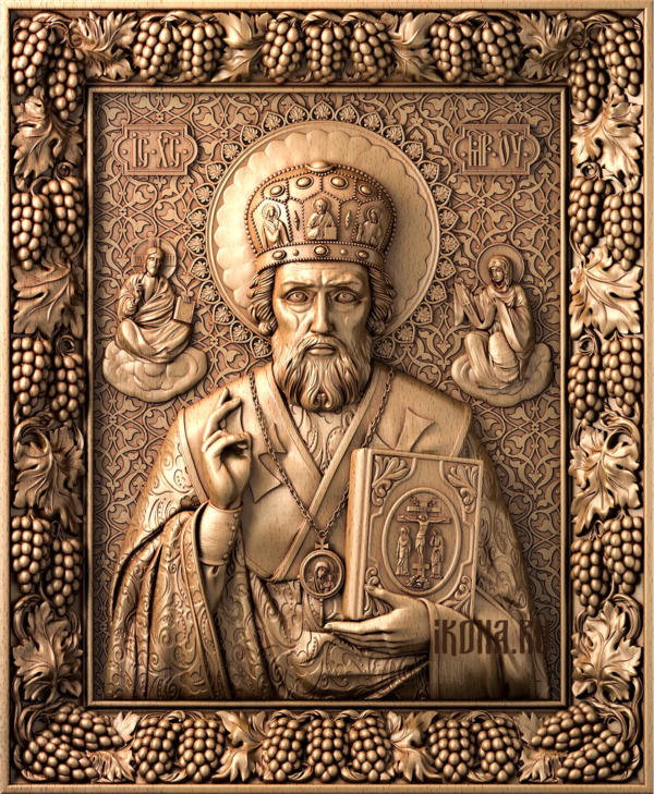 Икона Николай Чудотворец. Храмовая. 1112-920-70
