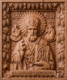 Икона Николай Чудотворец. Резная. 117-140-20
