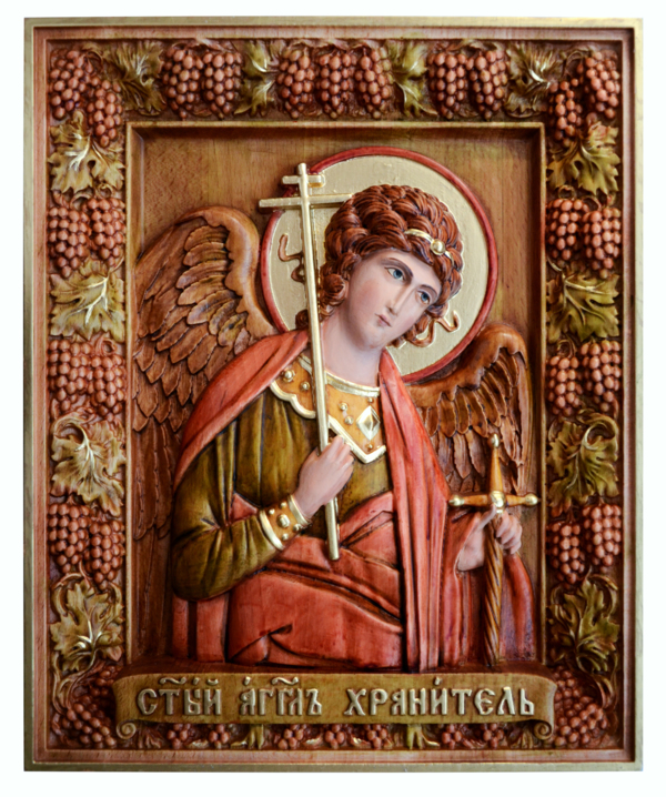 Образ Святого Ангела Хранителя . Православная роспись. 300-250-40