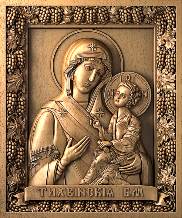икона Тихвинская Богоматерь